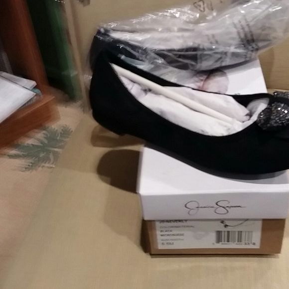 Jessica Simpson Shoes - Jessica Simpson "Neverly" Black MicroSuede - 8.5M